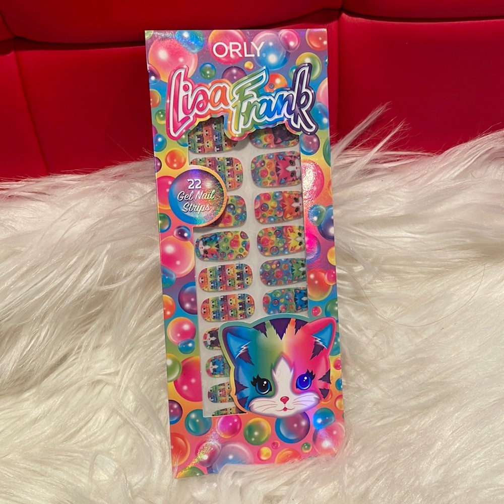 Lisa Frank gel nail strips